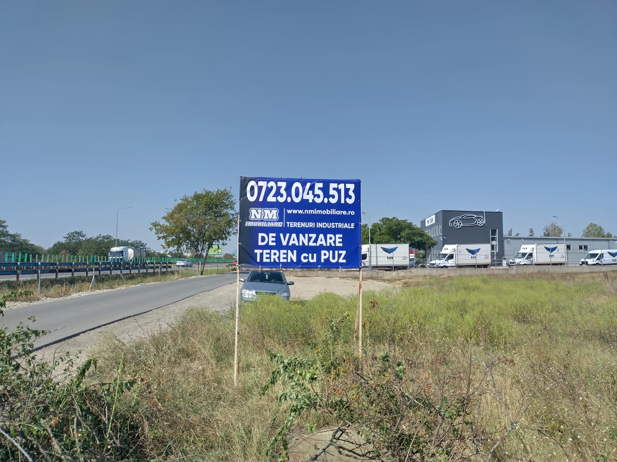 Industrial land with approved PUZ 4,000 sqm – Theodor Pallady, ideal for halls and logistics